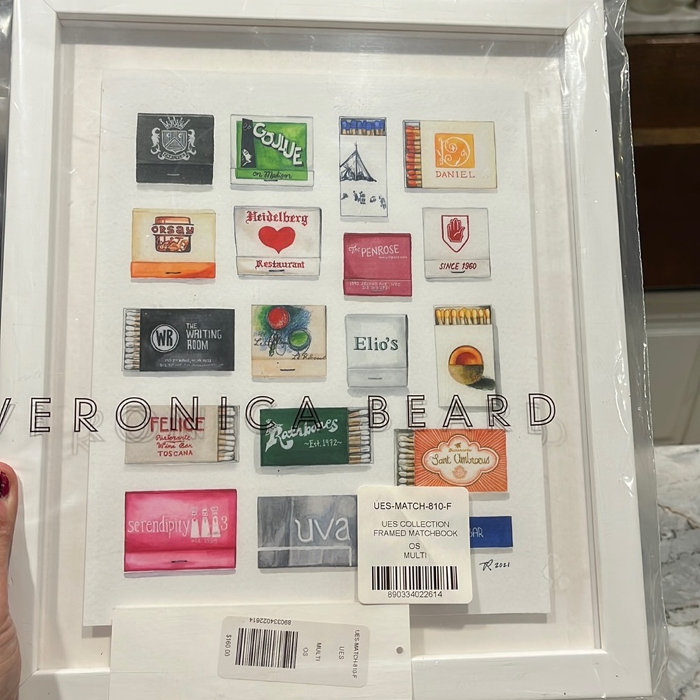 My Father’s Daughter Matchbook Covers Framed